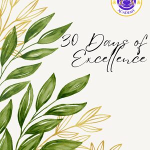 30 Days of Excellence Journal